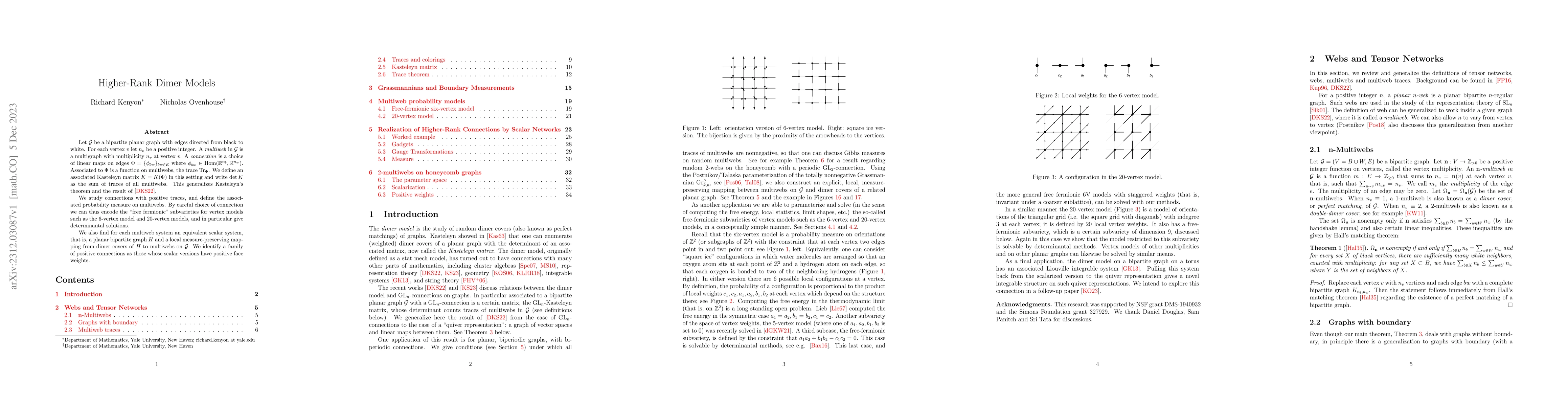 Thumbnail for Higher-rank dimer models