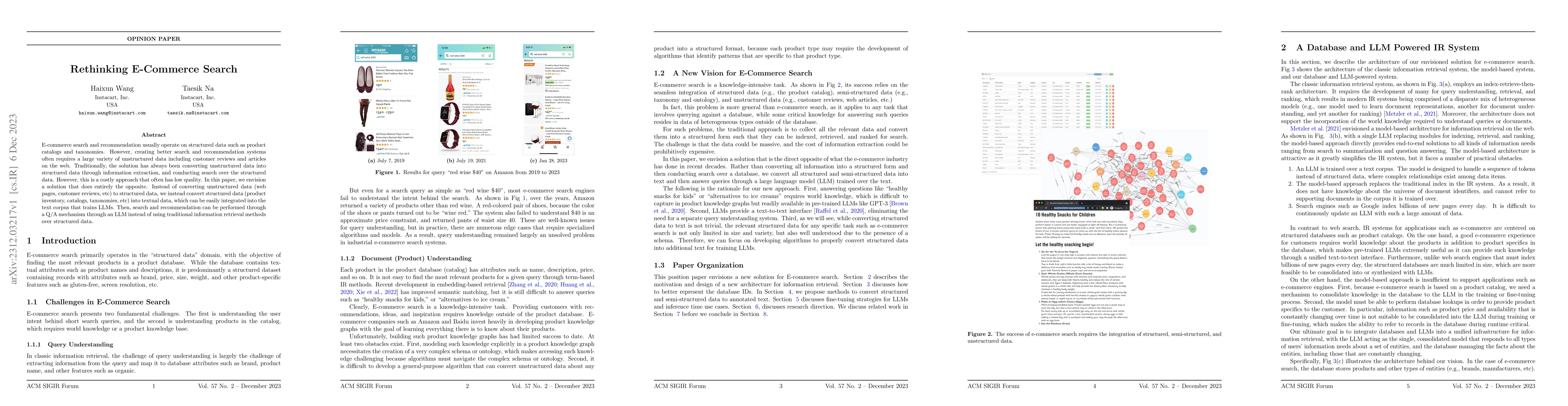 Thumbnail for Rethinking E-Commerce Search