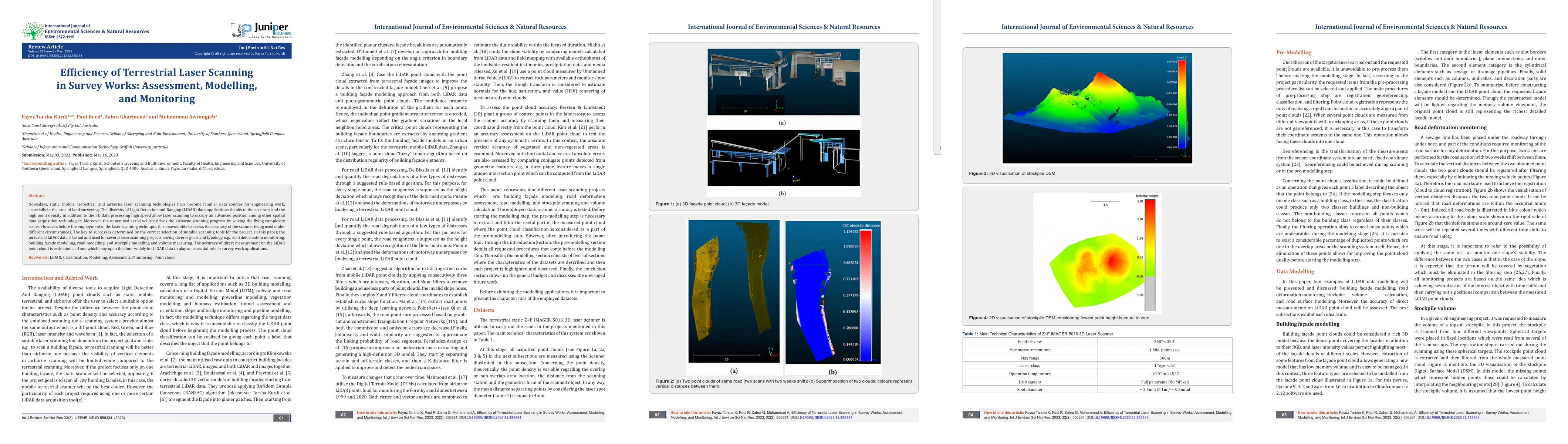 Thumbnail for Efficiency of Terrestrial Laser Scanning in Survey Works: Assessment,
  Modelling, and Monitoring