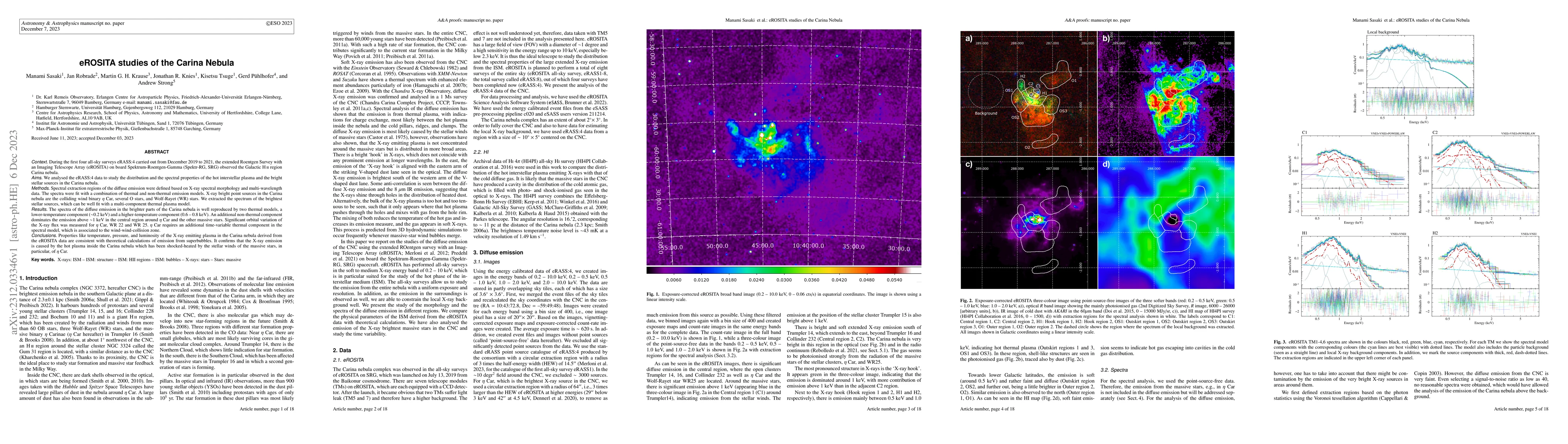 Thumbnail for eROSITA studies of the Carina Nebula