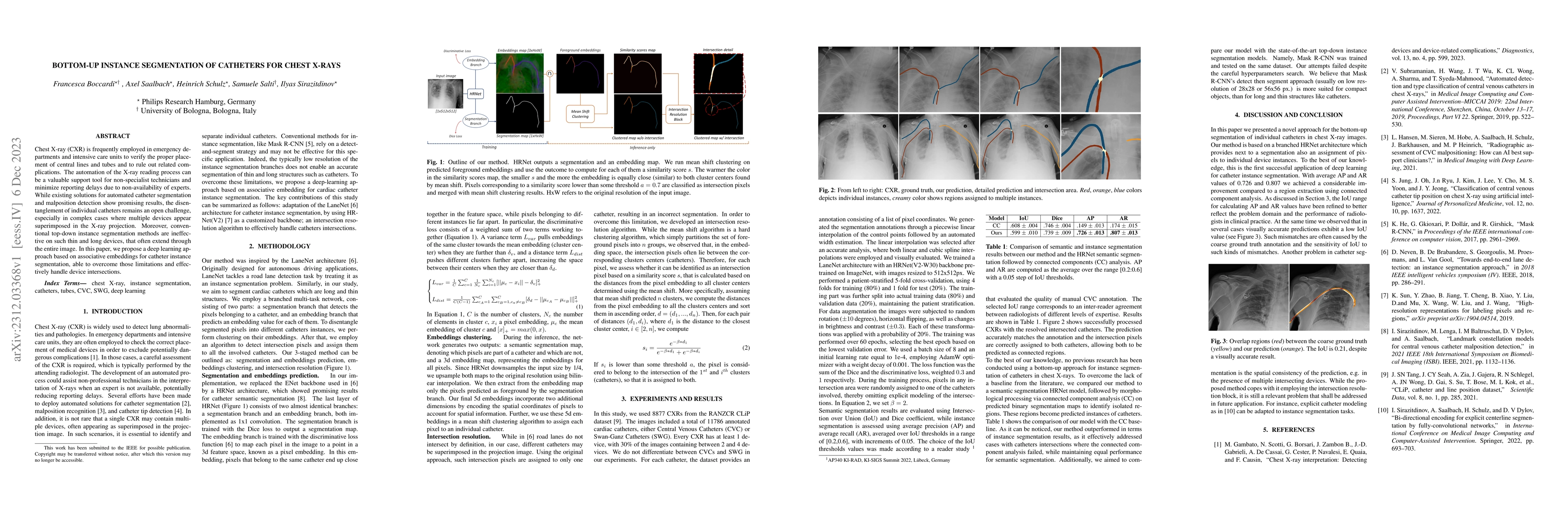 Thumbnail for Bottom-Up Instance Segmentation of Catheters for Chest X-Rays