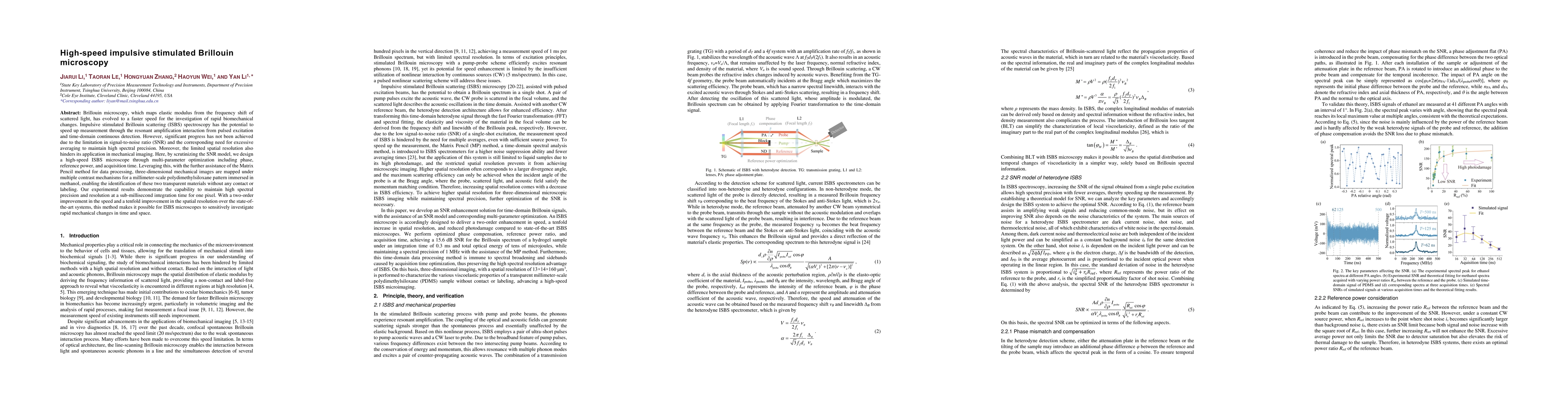 Thumbnail for High-speed impulsive stimulated Brillouin microscopy