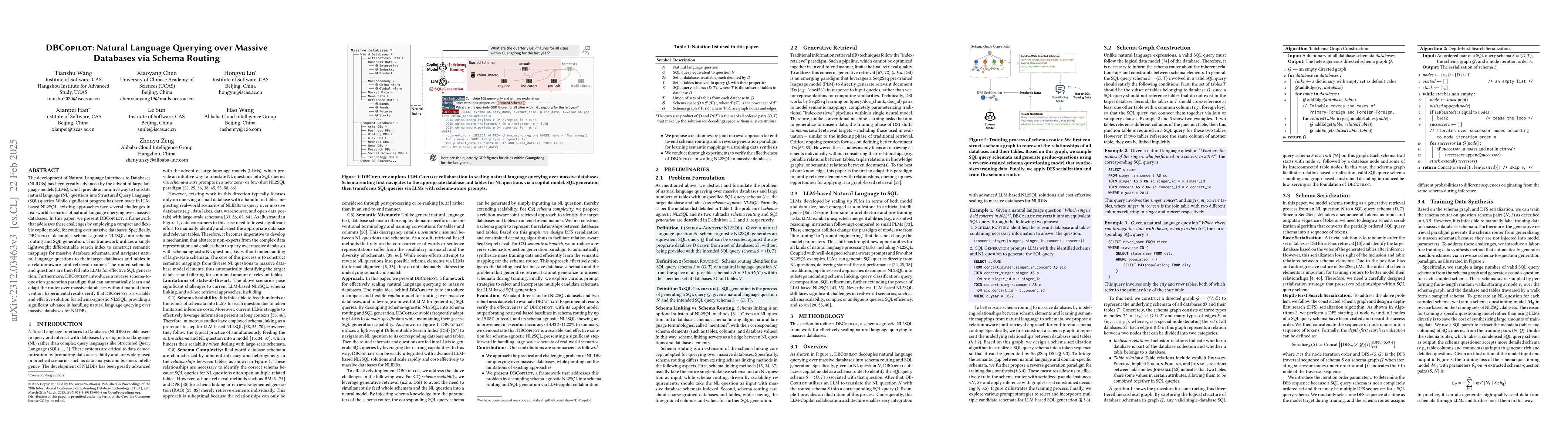 Thumbnail for DBCopilot: Scaling Natural Language Querying to Massive Databases