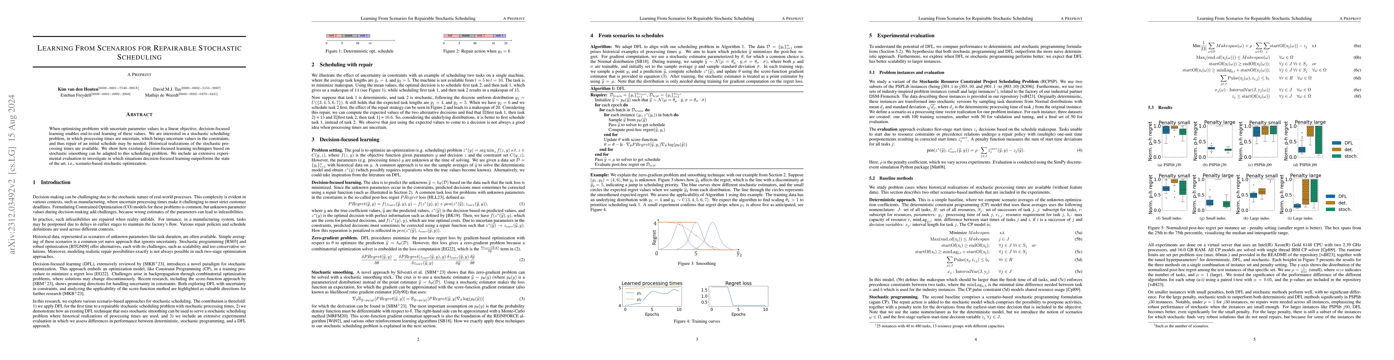 Thumbnail for Learning From Scenarios for Stochastic Repairable Scheduling