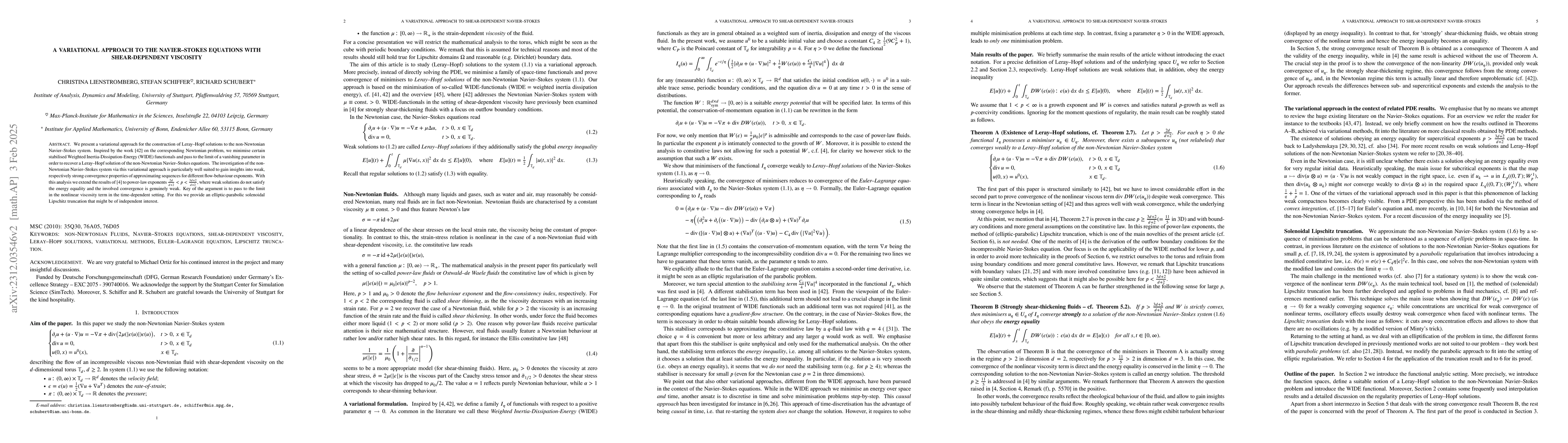 Thumbnail for A variational approach to the non-newtonian Navier-Stokes equations