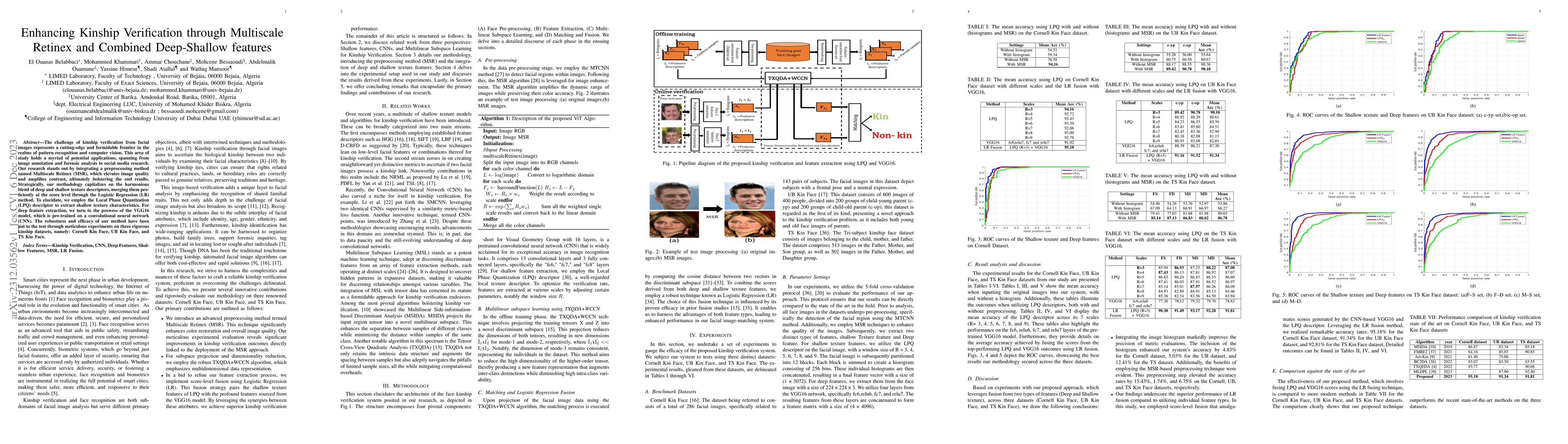 Thumbnail for Enhancing Kinship Verification through Multiscale Retinex and Combined
  Deep-Shallow features