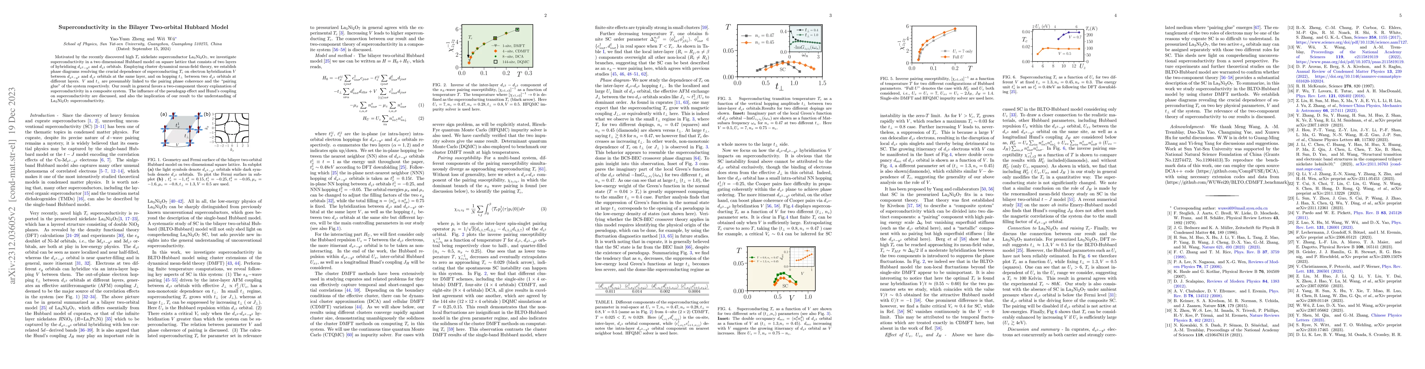Thumbnail for Superconductivity in the Bilayer Two-orbital Hubbard Model