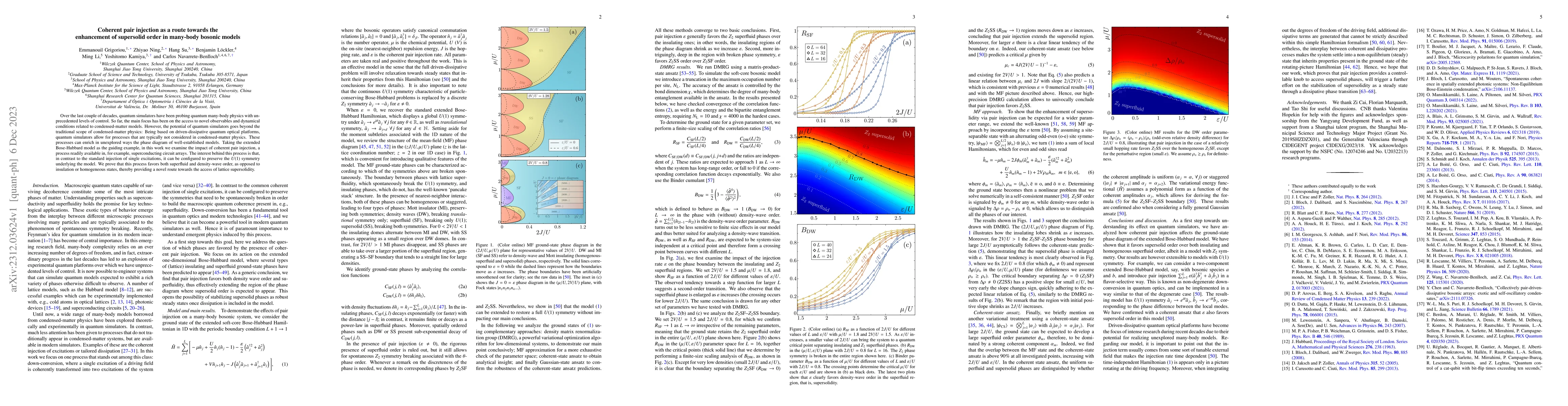 Thumbnail for Coherent pair injection as a route towards the enhancement of supersolid
  order in many-body bosonic models