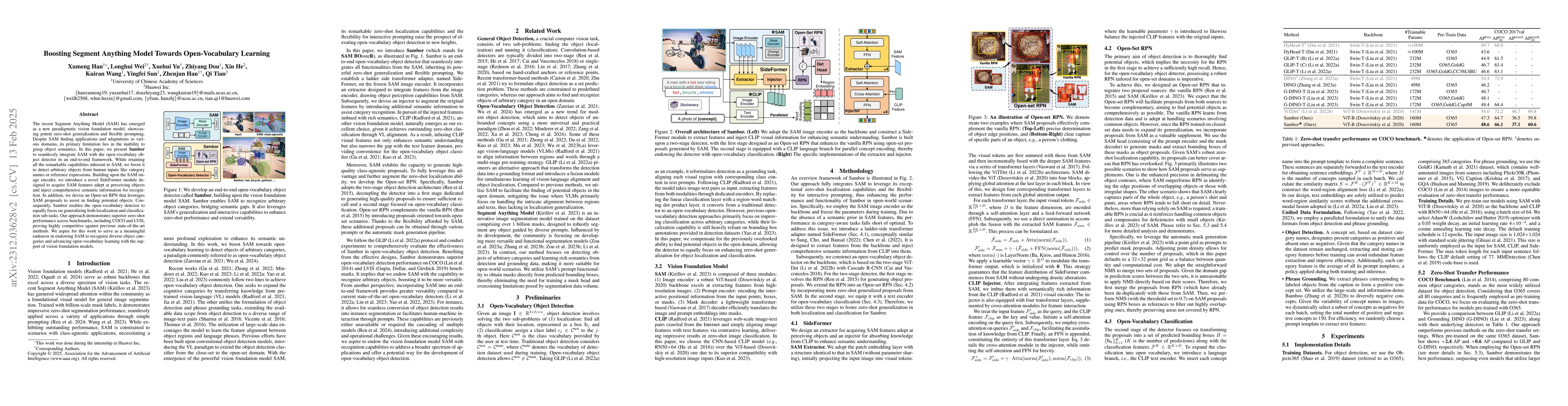 Thumbnail for Boosting Segment Anything Model Towards Open-Vocabulary Learning