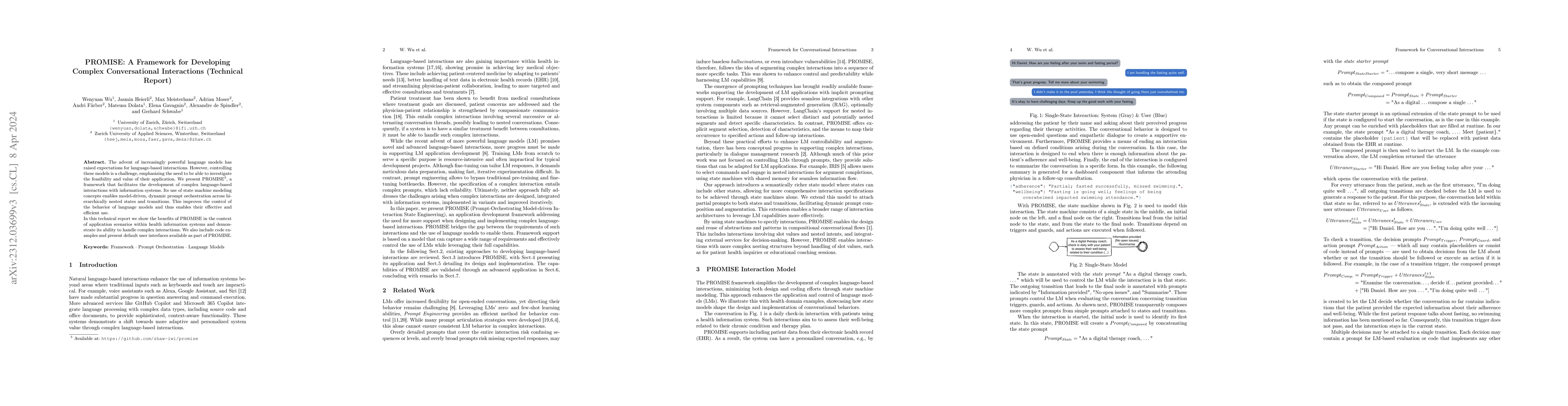 Thumbnail for PROMISE: A Framework for Developing Complex Conversational Interactions
  (Technical Report)