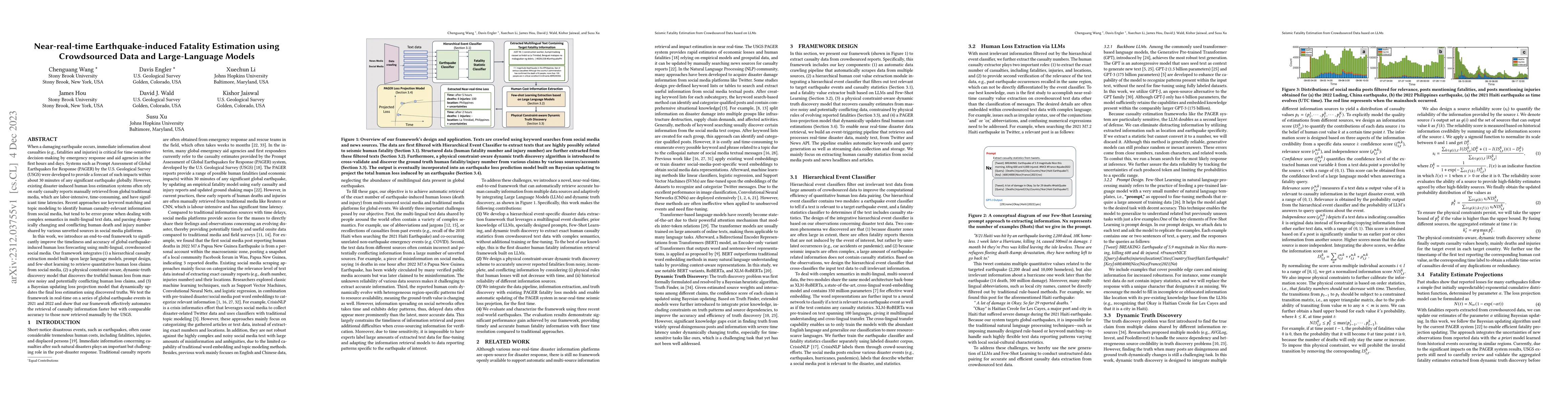 Thumbnail for Near-real-time Earthquake-induced Fatality Estimation using Crowdsourced
  Data and Large-Language Models