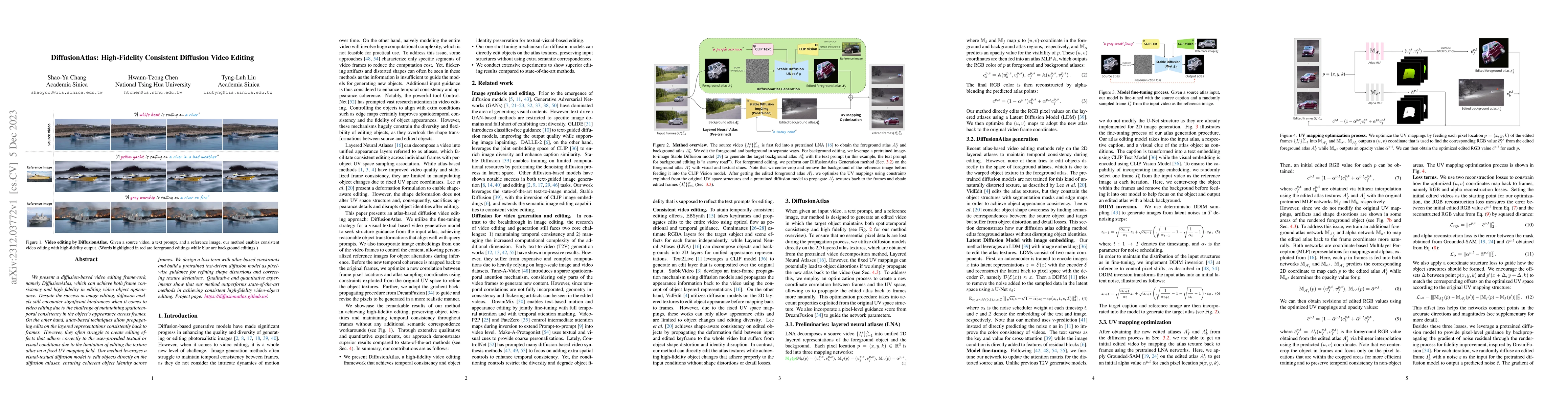 Thumbnail for DiffusionAtlas: High-Fidelity Consistent Diffusion Video Editing