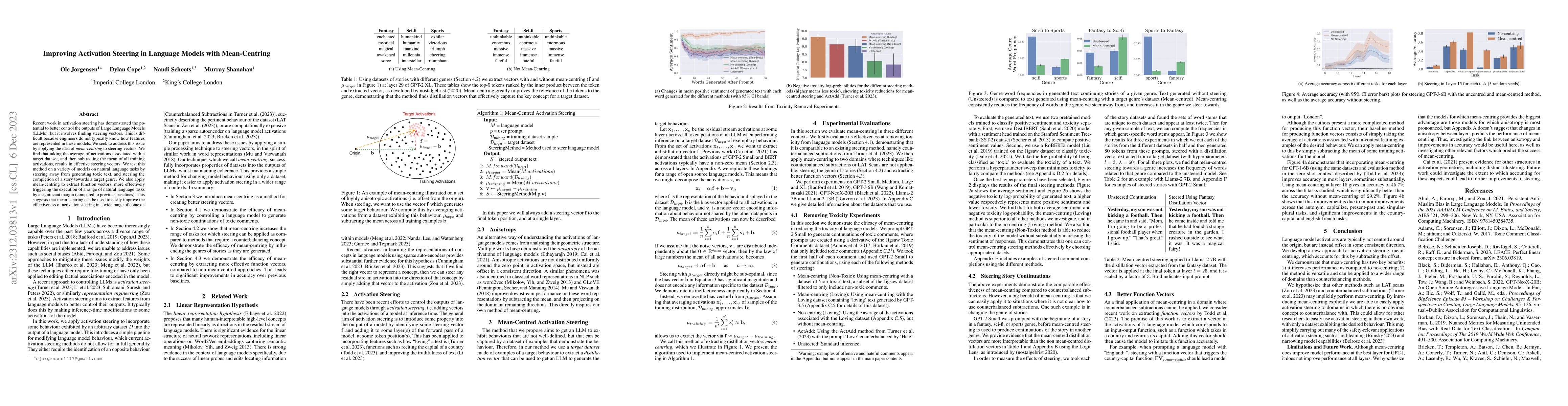 Thumbnail for Improving Activation Steering in Language Models with Mean-Centring