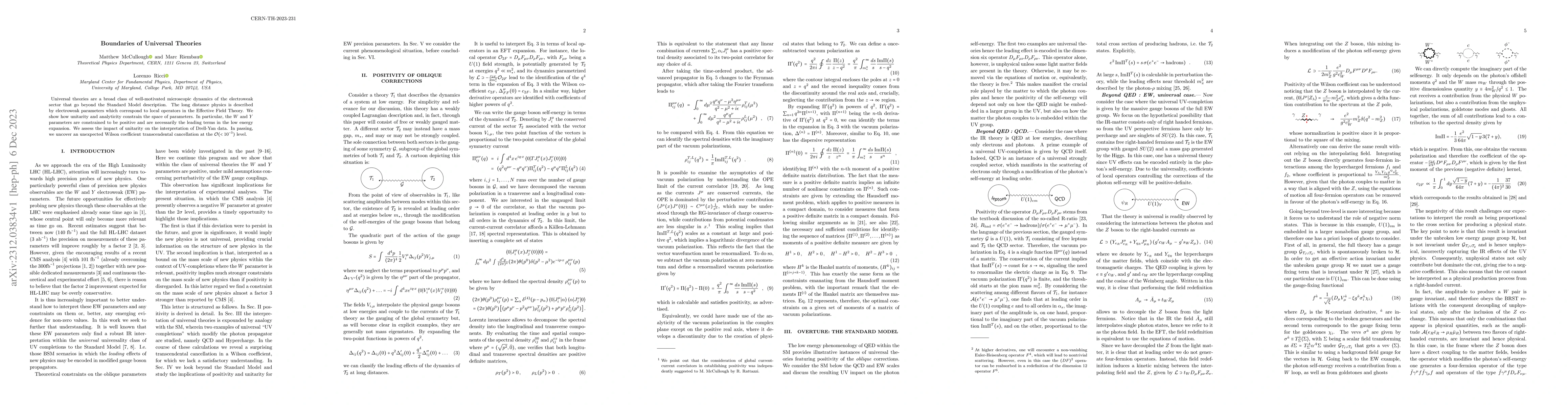 Thumbnail for Boundaries of Universal Theories