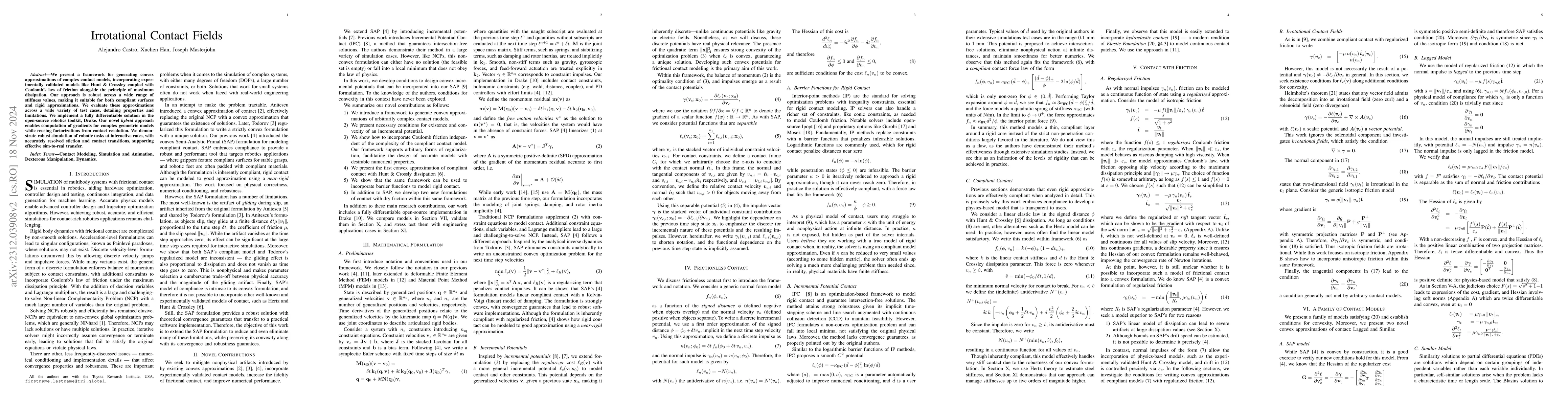 Thumbnail for A Theory of Irrotational Contact Fields