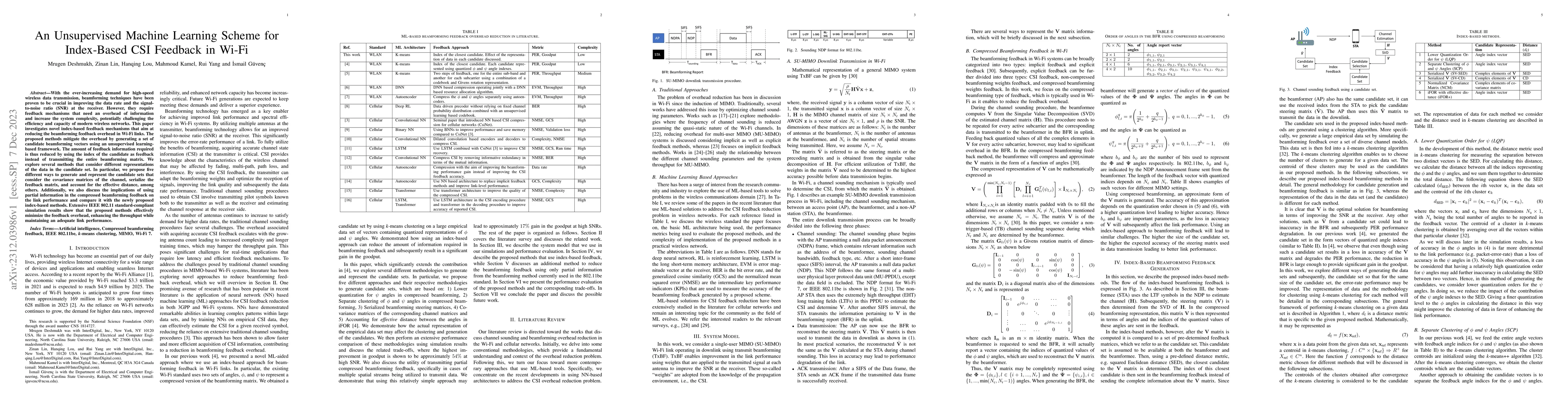 Thumbnail for An Unsupervised Machine Learning Scheme for Index-Based CSI Feedback in
  Wi-Fi