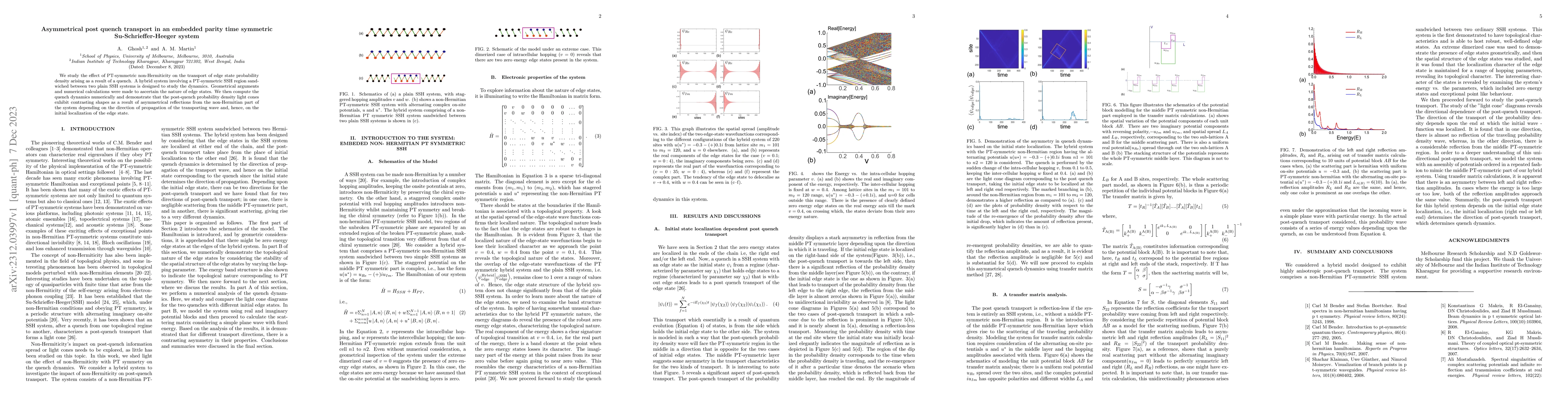 Thumbnail for Asymmetrical post quench transport in an embedded parity time symmetric
  Su-Schrieffer-Heeger system