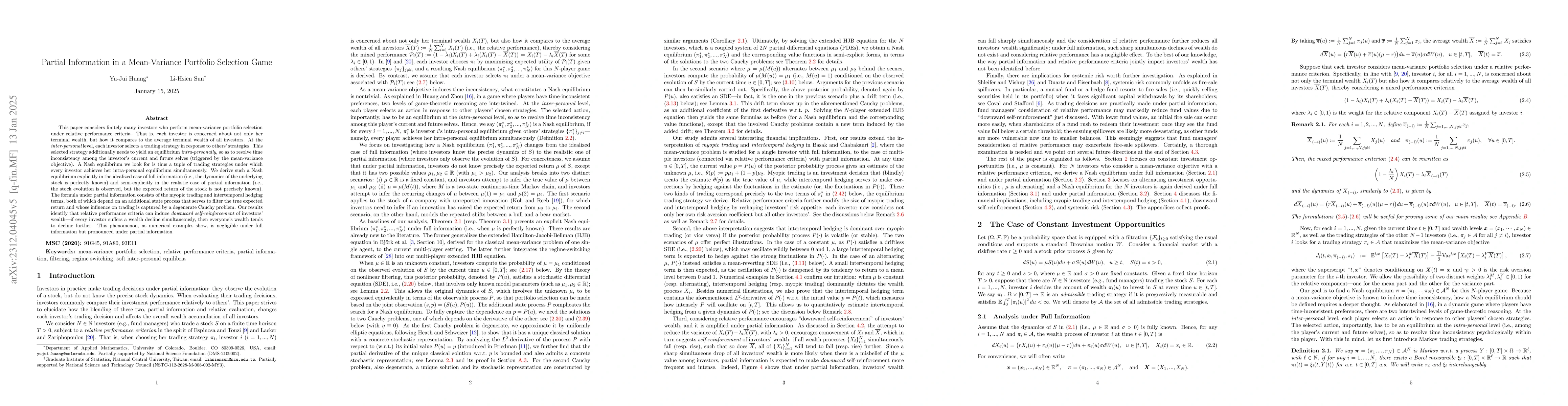 Thumbnail for Partial Information Breeds Systemic Risk