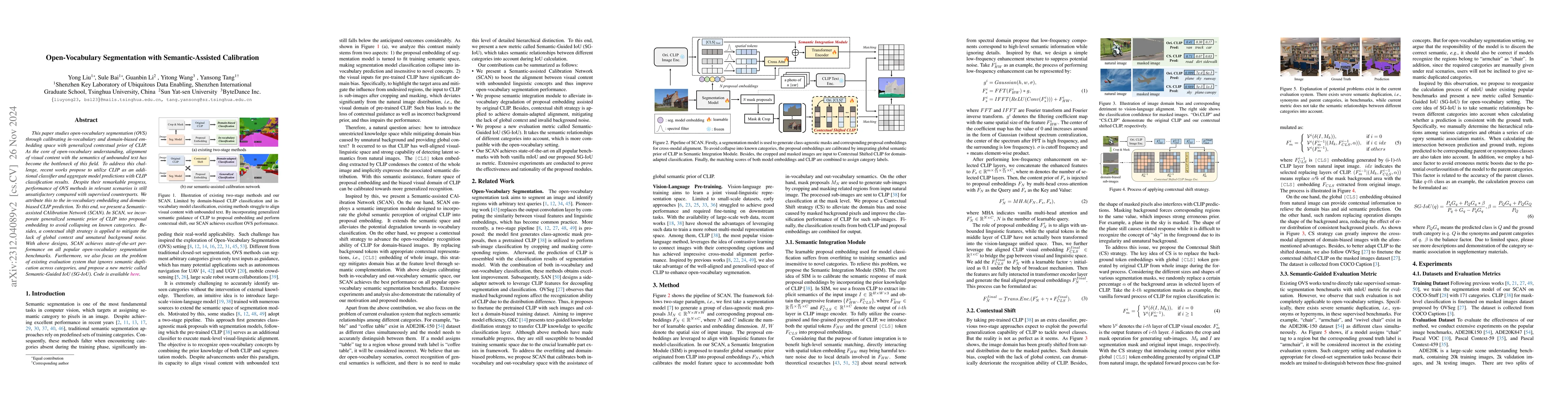 Thumbnail for Open-Vocabulary Segmentation with Semantic-Assisted Calibration
