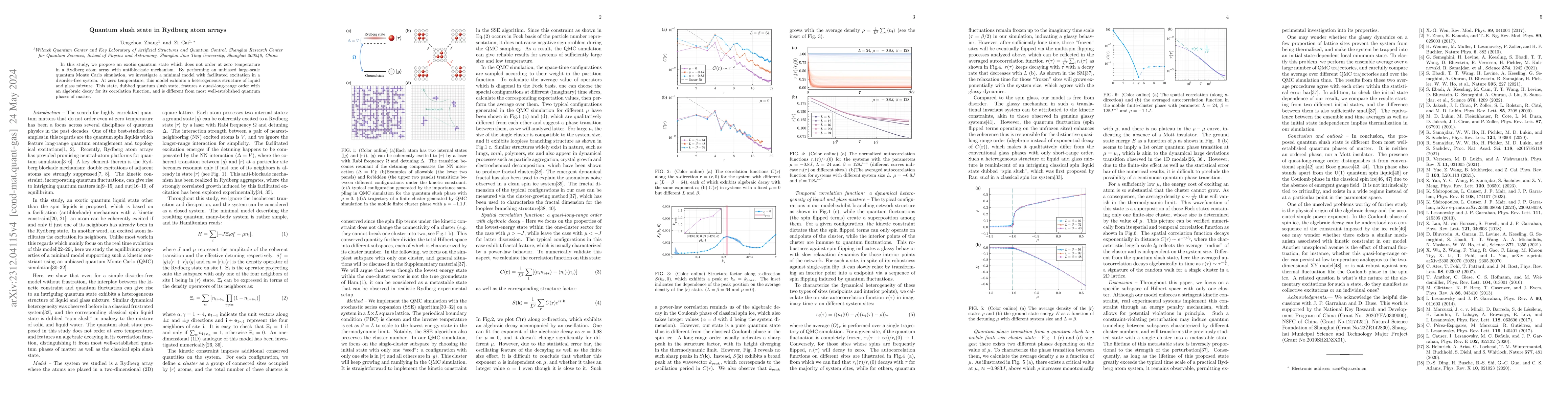 Thumbnail for Quantum slush state in Rydberg atom arrays