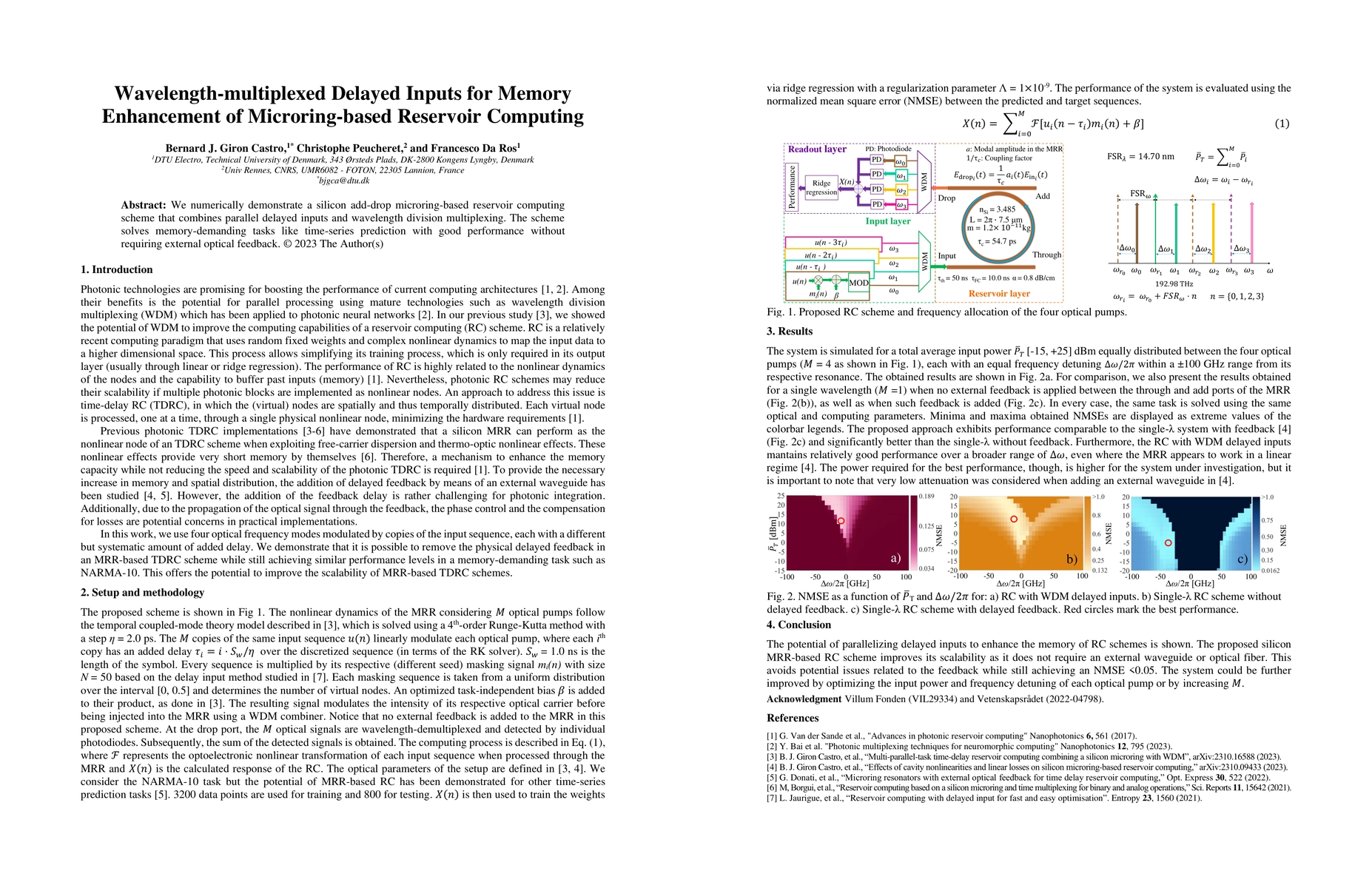 Thumbnail for Wavelength-multiplexed Delayed Inputs for Memory Enhancement of
  Microring-based Reservoir Computing
