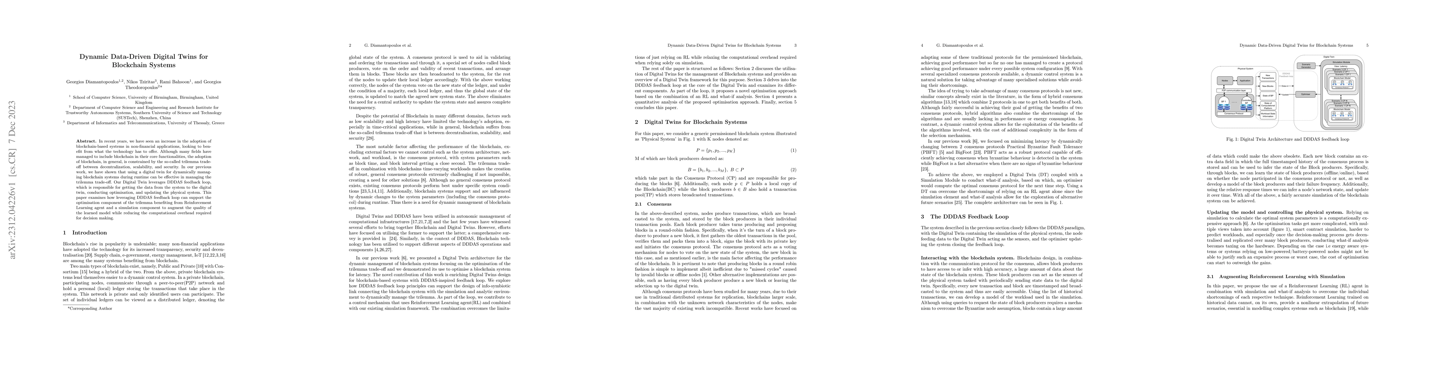 Thumbnail for Dynamic Data-Driven Digital Twins for Blockchain Systems