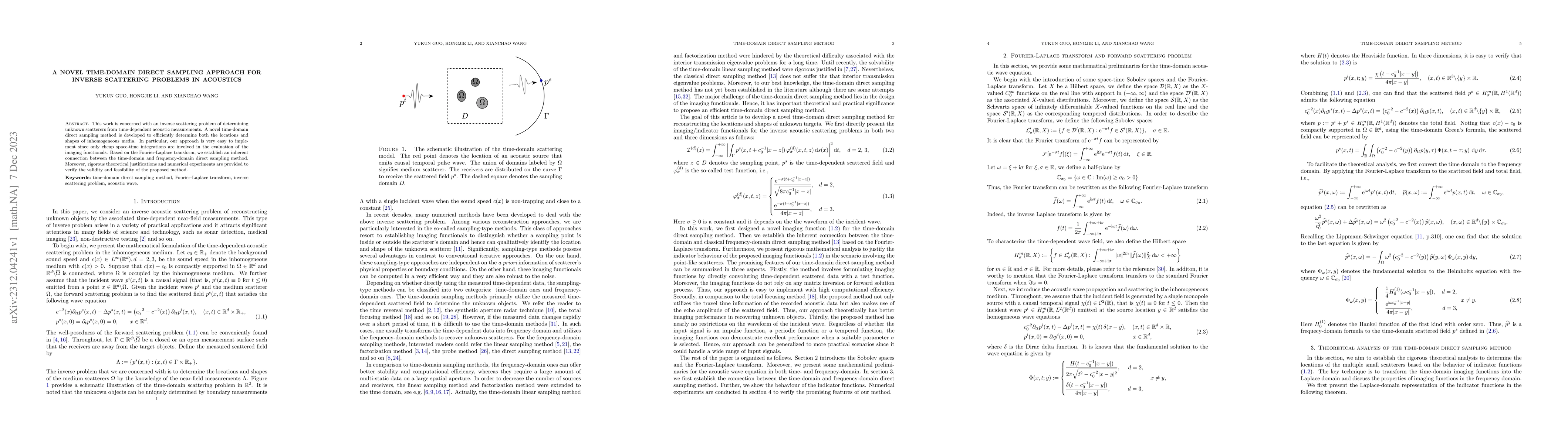 Thumbnail for A novel time-domain direct sampling approach for inverse scattering
  problems in acoustics
