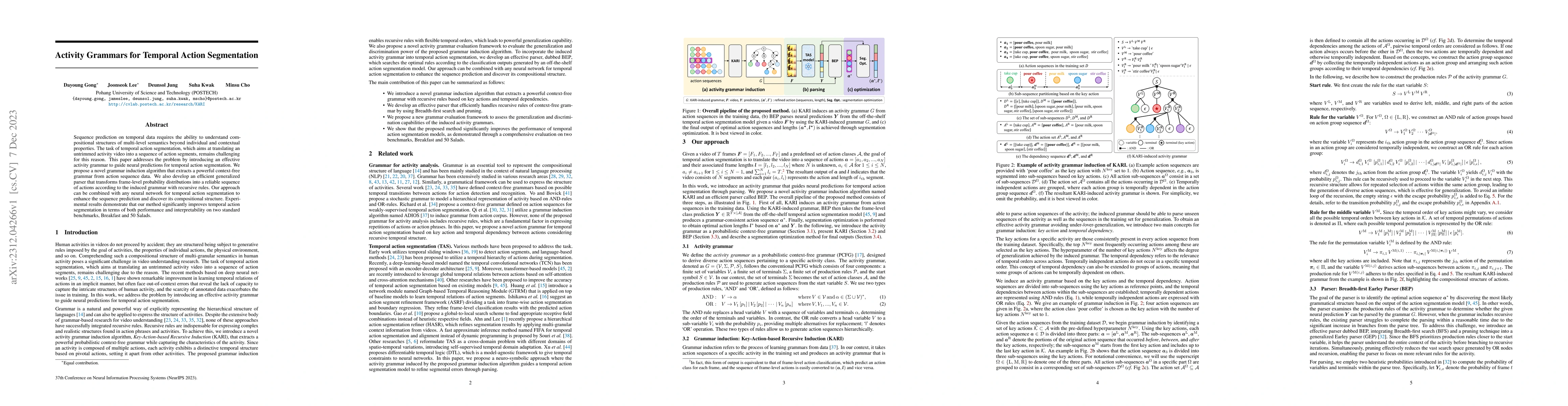 Thumbnail for Activity Grammars for Temporal Action Segmentation