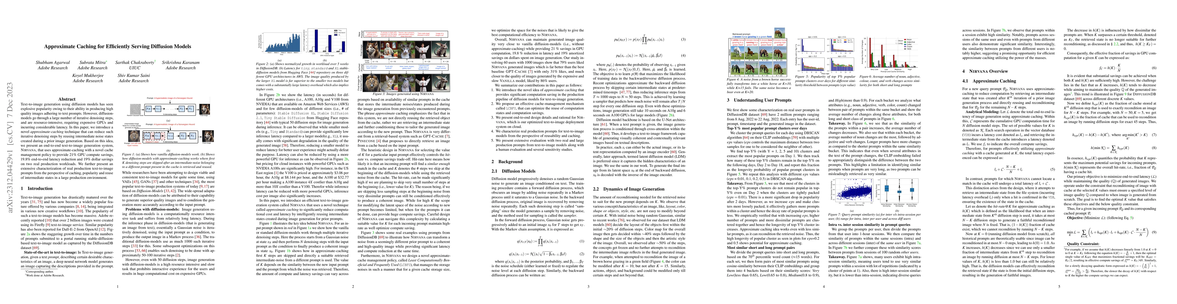 Thumbnail for Approximate Caching for Efficiently Serving Diffusion Models
