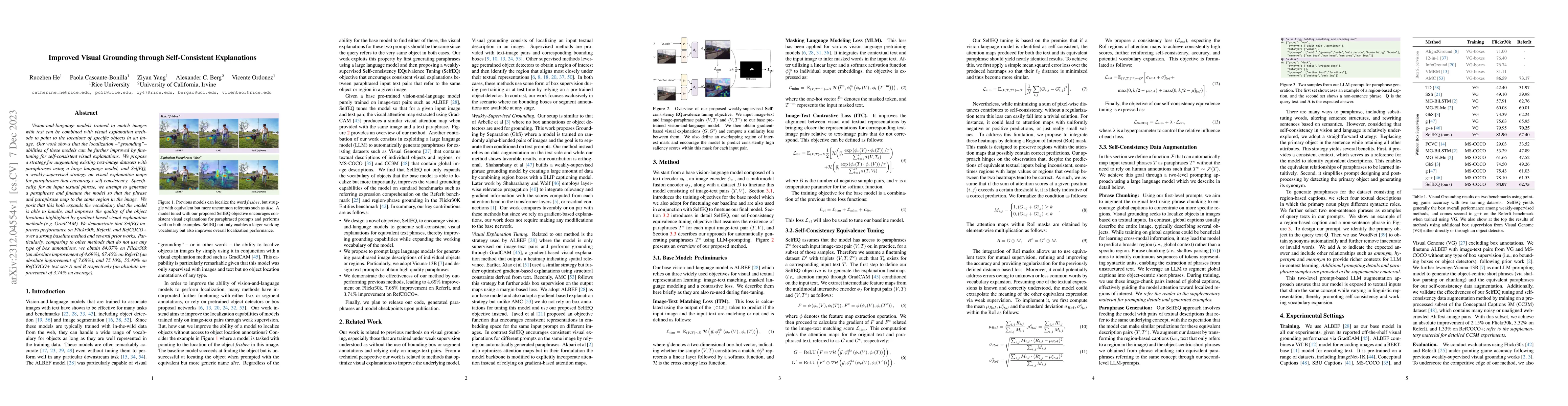 Thumbnail for Improved Visual Grounding through Self-Consistent Explanations