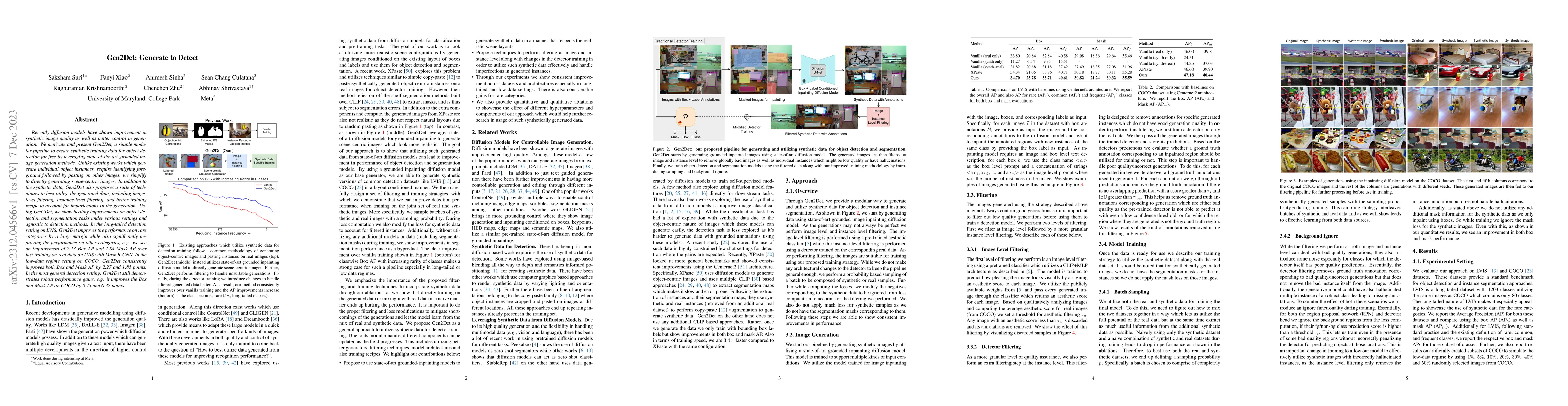 Thumbnail for Gen2Det: Generate to Detect