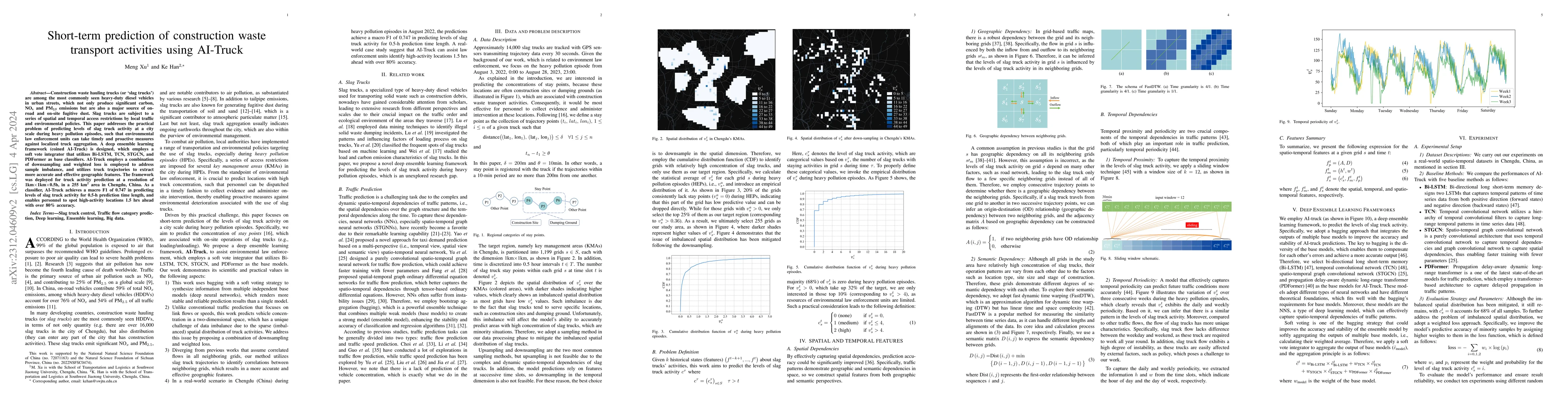 Thumbnail for Short-term prediction of construction waste transport activities using
  AI-Truck