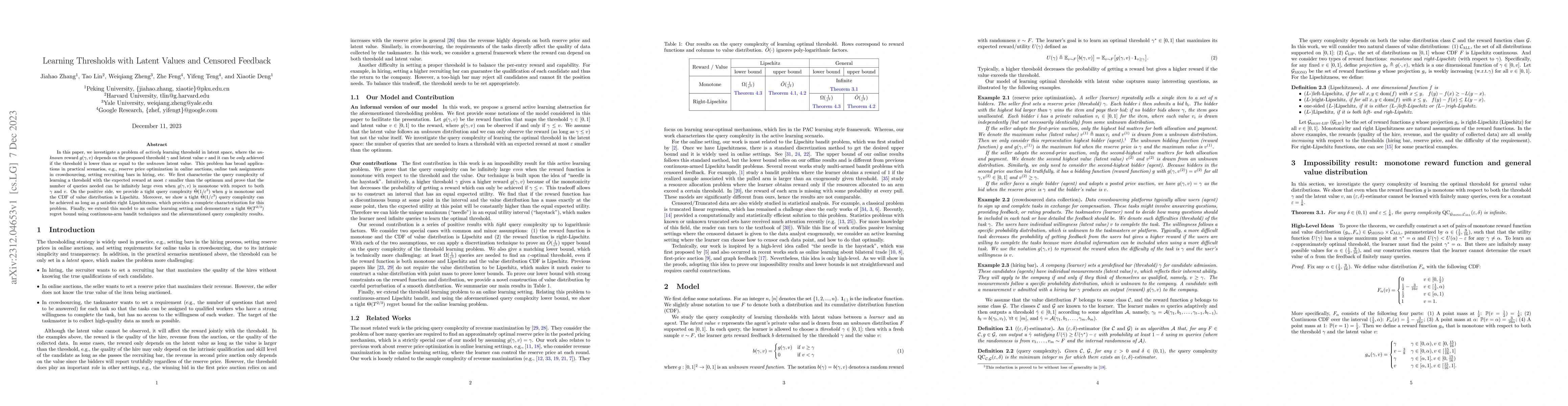 Thumbnail for Learning Thresholds with Latent Values and Censored Feedback