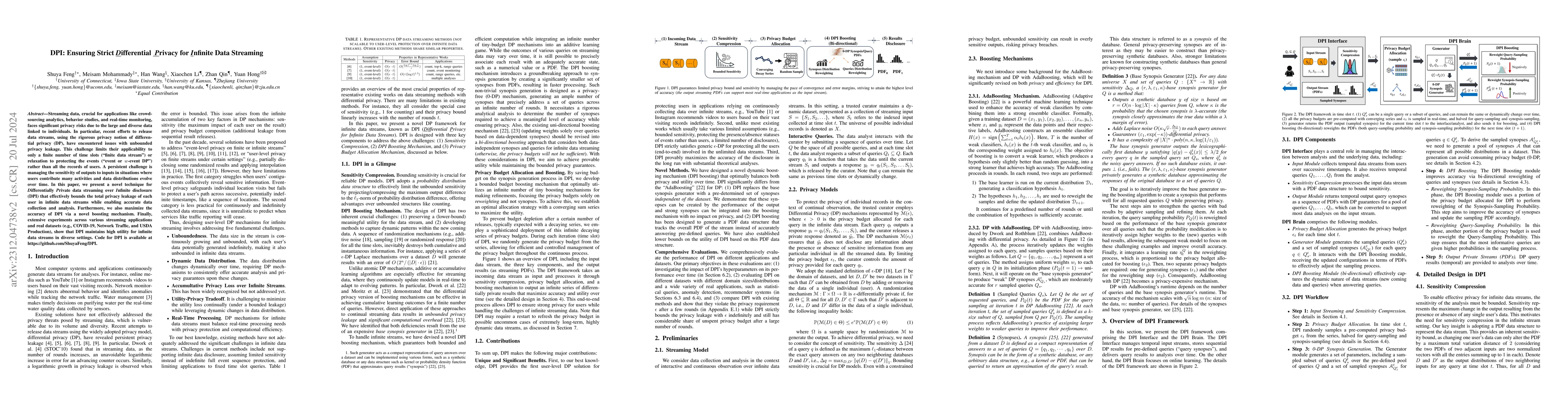 Thumbnail for DPI: Ensuring Strict Differential Privacy for Infinite Data Streaming