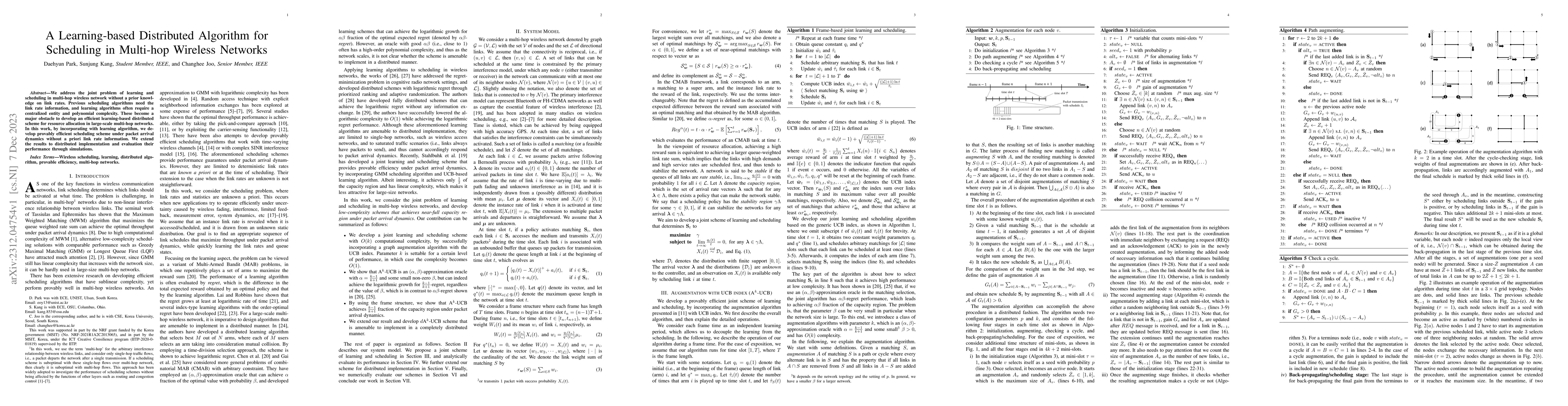 Thumbnail for A Learning-based Distributed Algorithm for Scheduling in Multi-hop
  Wireless Networks