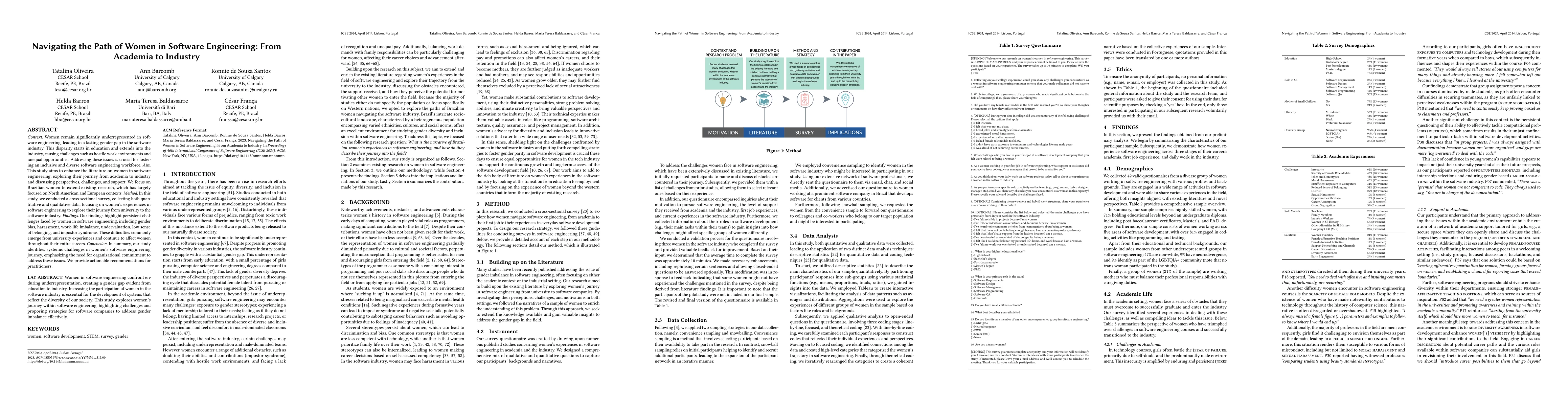 Thumbnail for Navigating the Path of Women in Software Engineering: From Academia to
  Industry