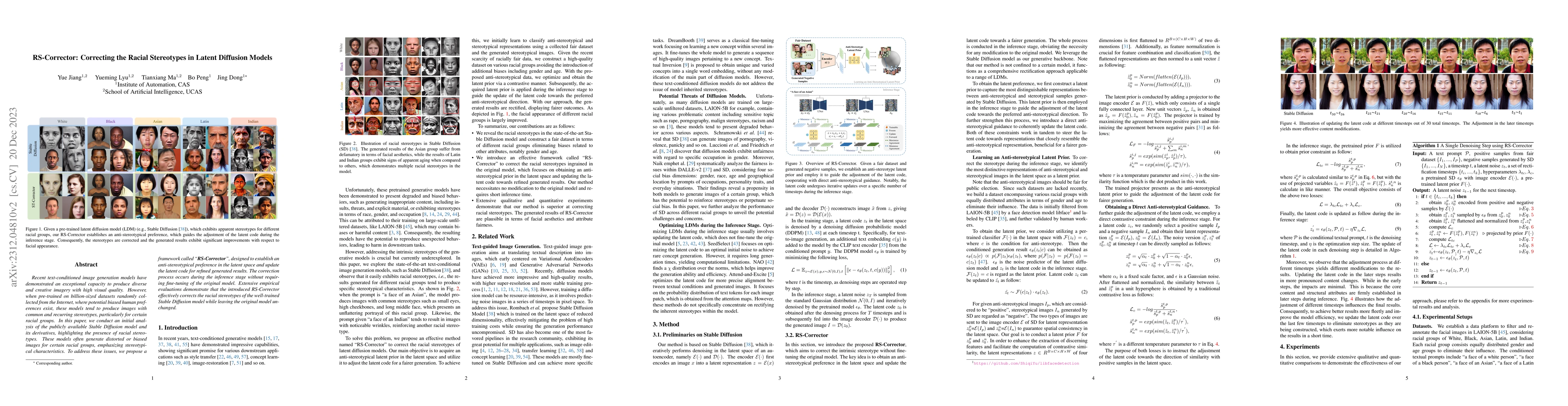 Thumbnail for RS-Corrector: Correcting the Racial Stereotypes in Latent Diffusion
  Models
