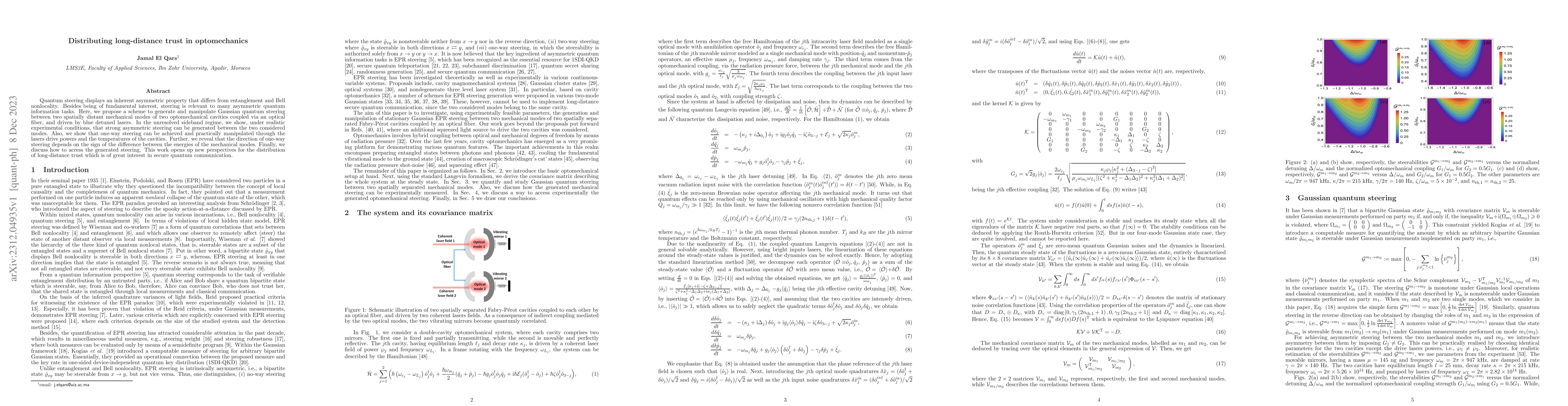 Thumbnail for Distributing long-distance trust in optomechanics