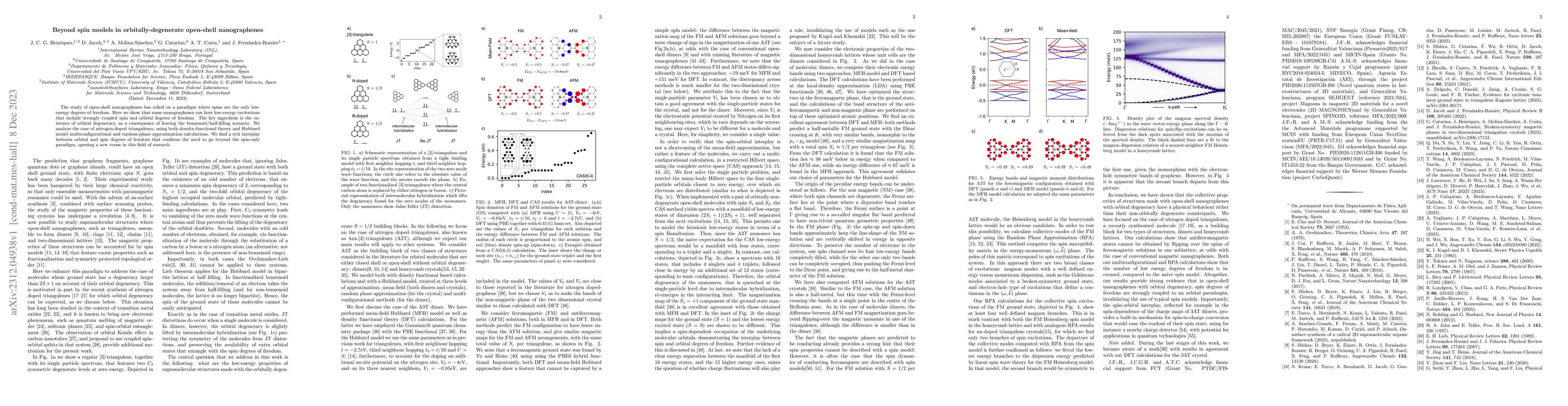 Thumbnail for Beyond spin models in orbitally-degenerate open-shell nanographenes