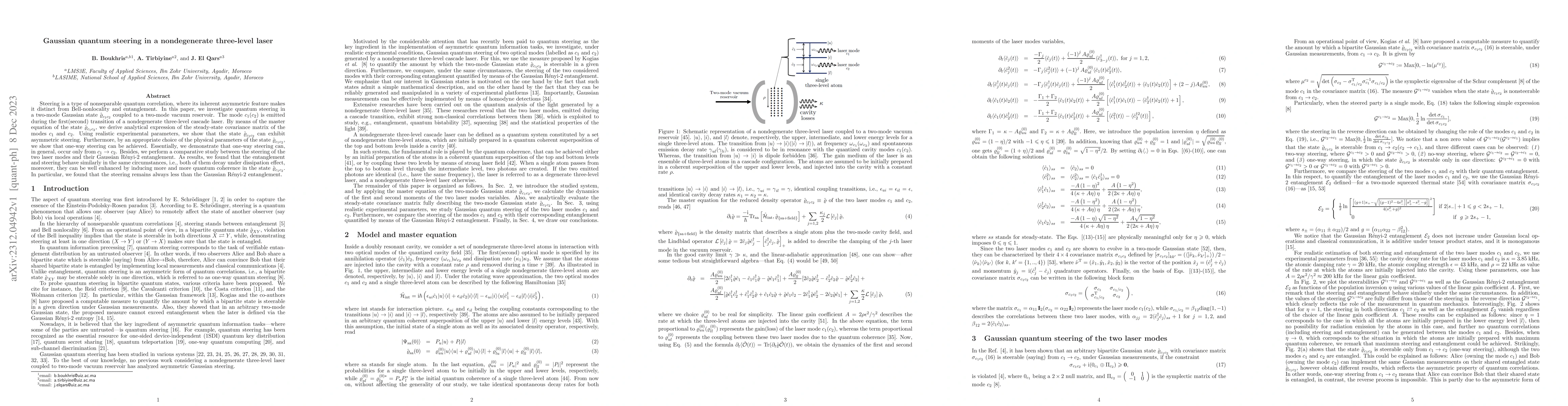 Thumbnail for Gaussian quantum steering in a nondegenerate three-level laser