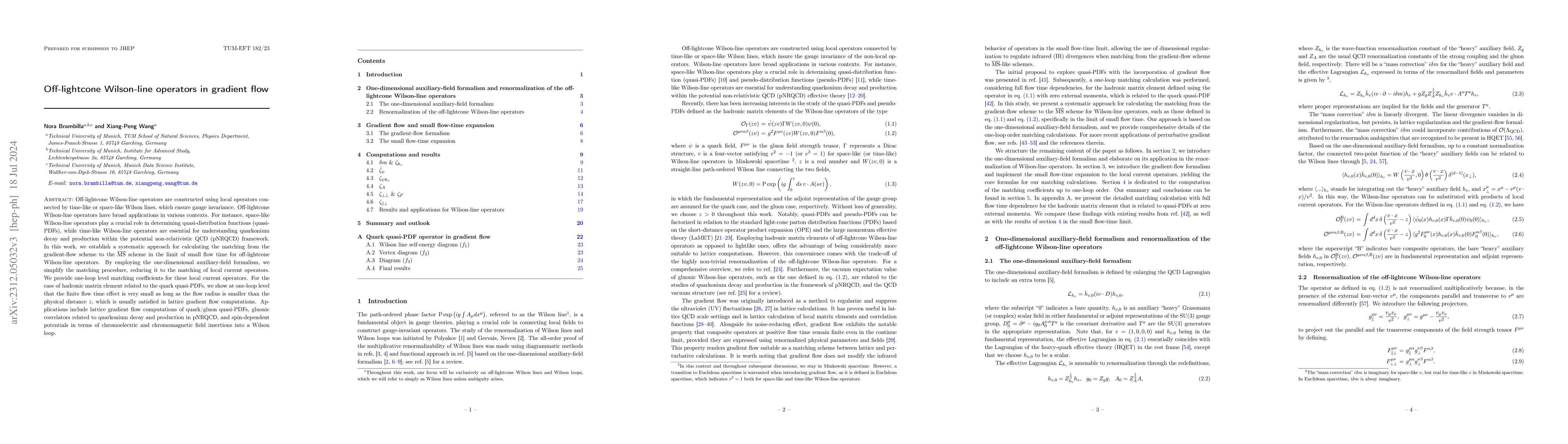 Thumbnail for Off-lightcone Wilson-line operators in gradient flow