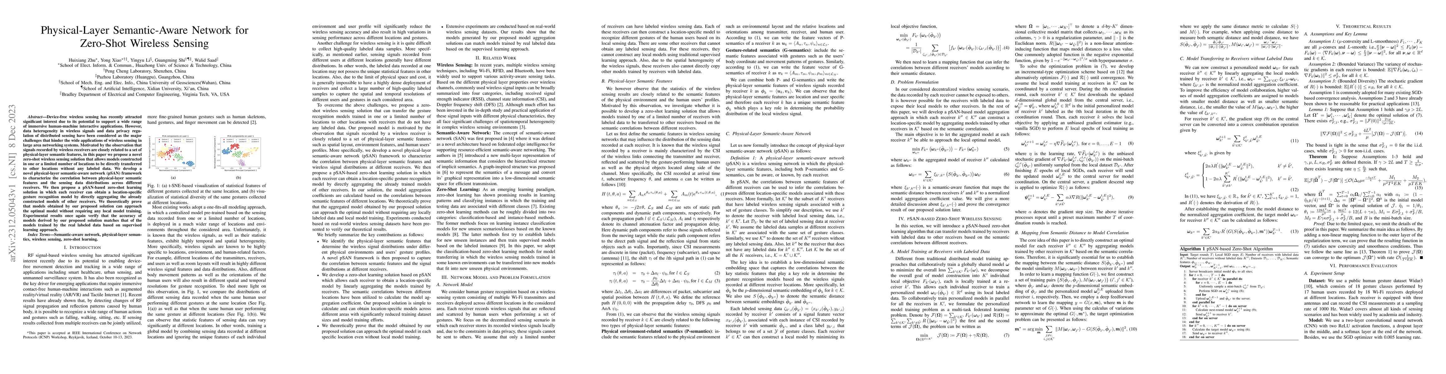 Thumbnail for Physical-Layer Semantic-Aware Network for Zero-Shot Wireless Sensing