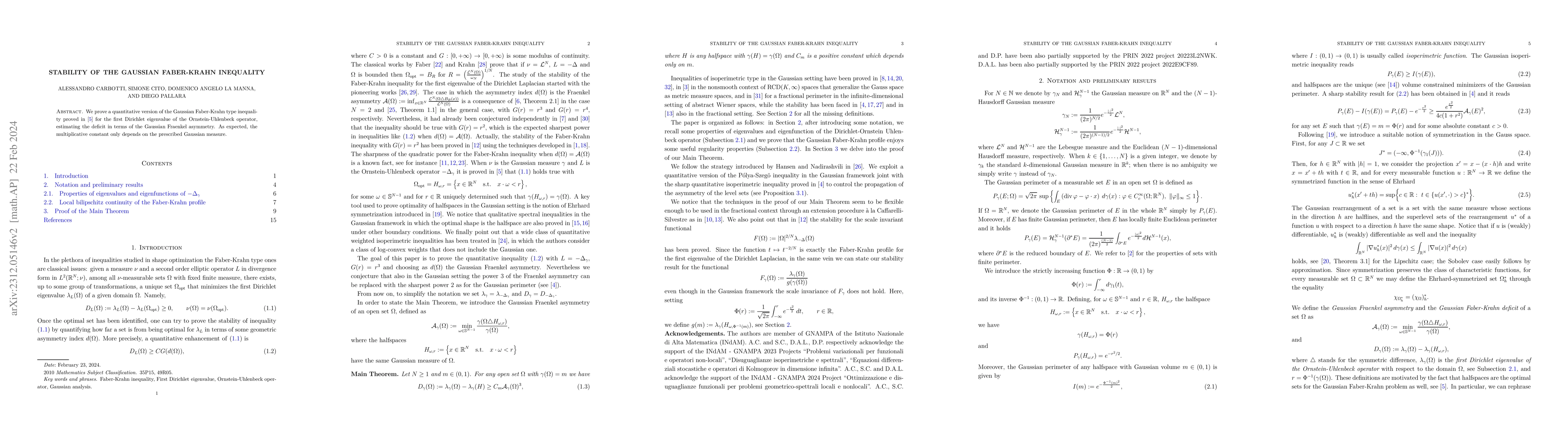 Thumbnail for Stability of the Gaussian Faber-Krahn inequality
