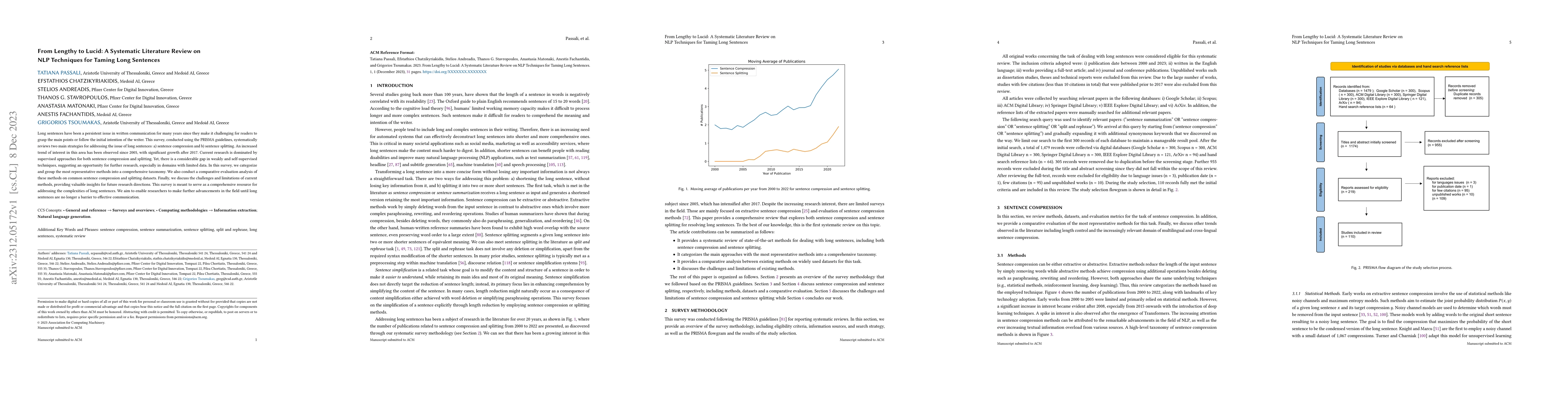 Thumbnail for From Lengthy to Lucid: A Systematic Literature Review on NLP Techniques
  for Taming Long Sentences