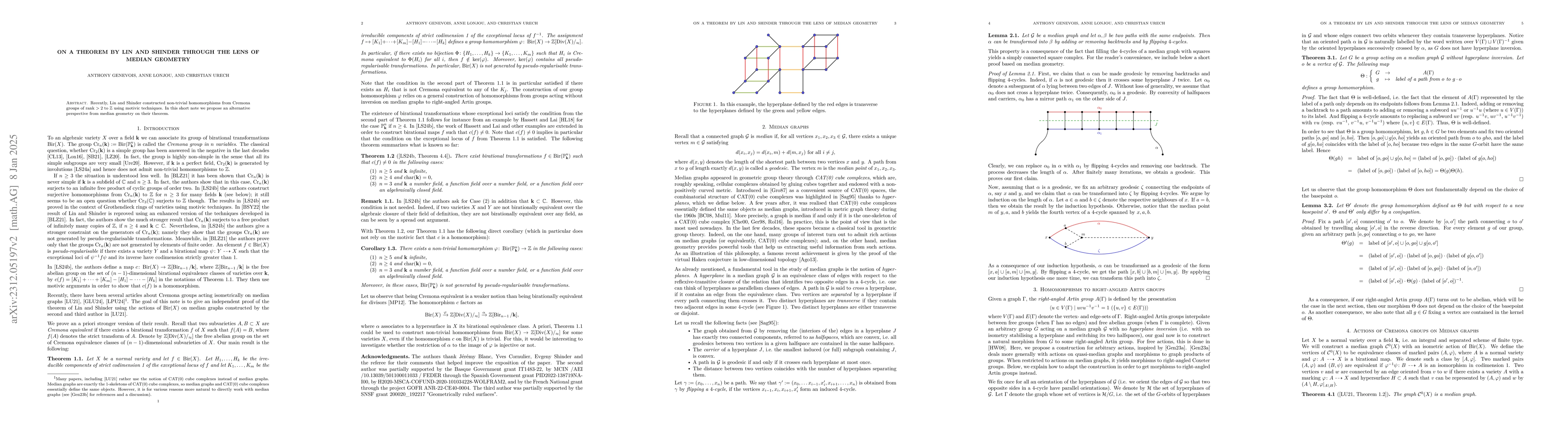 Thumbnail for On a Theorem by Lin and Shinder through the Lens of Median Geometry