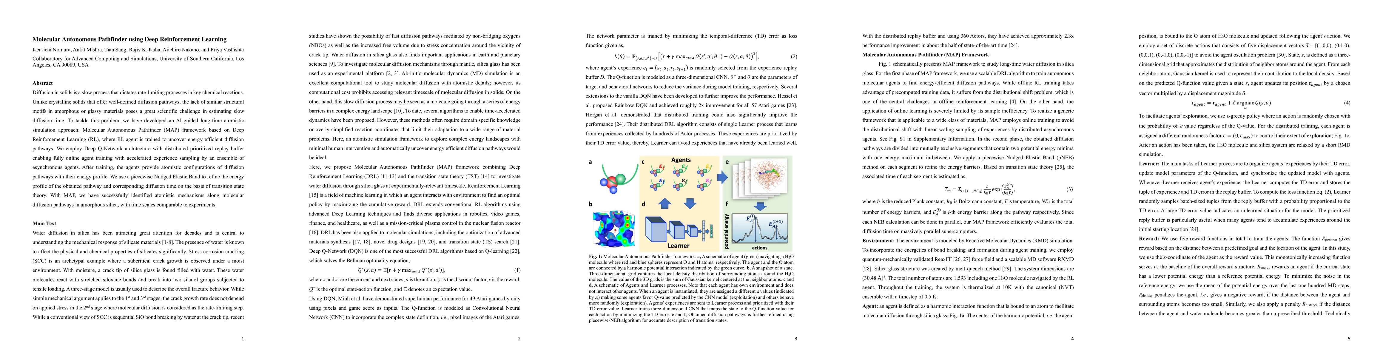 Thumbnail for Molecular Autonomous Pathfinder using Deep Reinforcement Learning