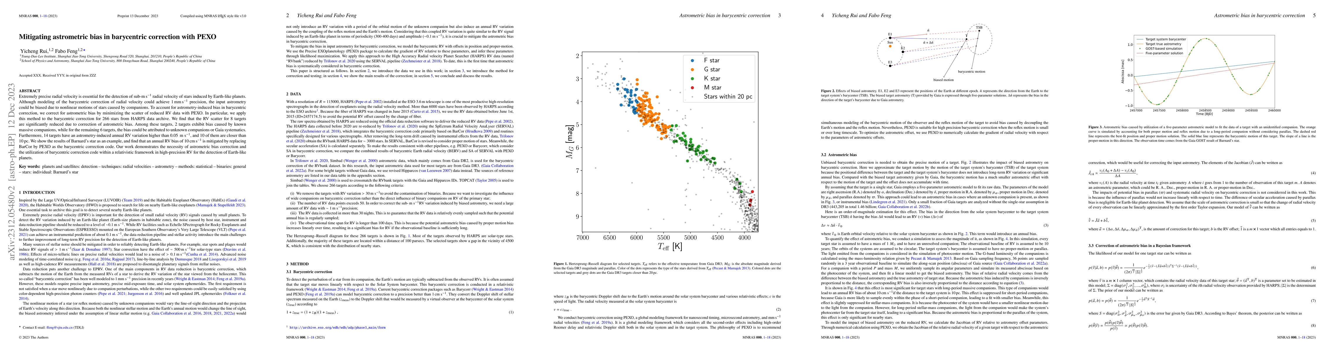 Thumbnail for Mitigating astrometric bias in barycentric correction with PEXO