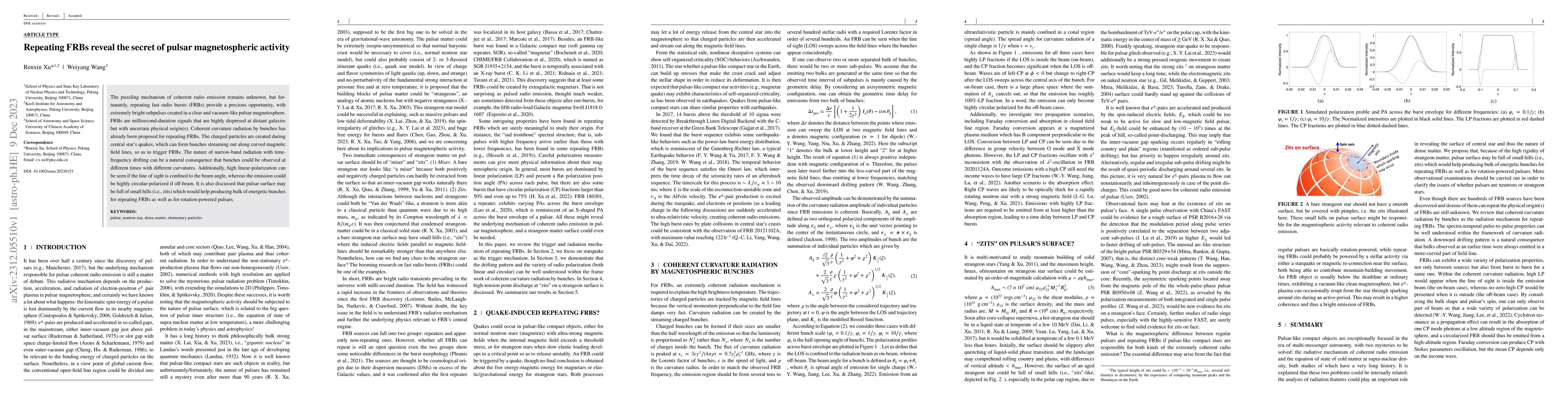 Thumbnail for Repeating FRBs reveal the secret of pulsar magnetospheric activity