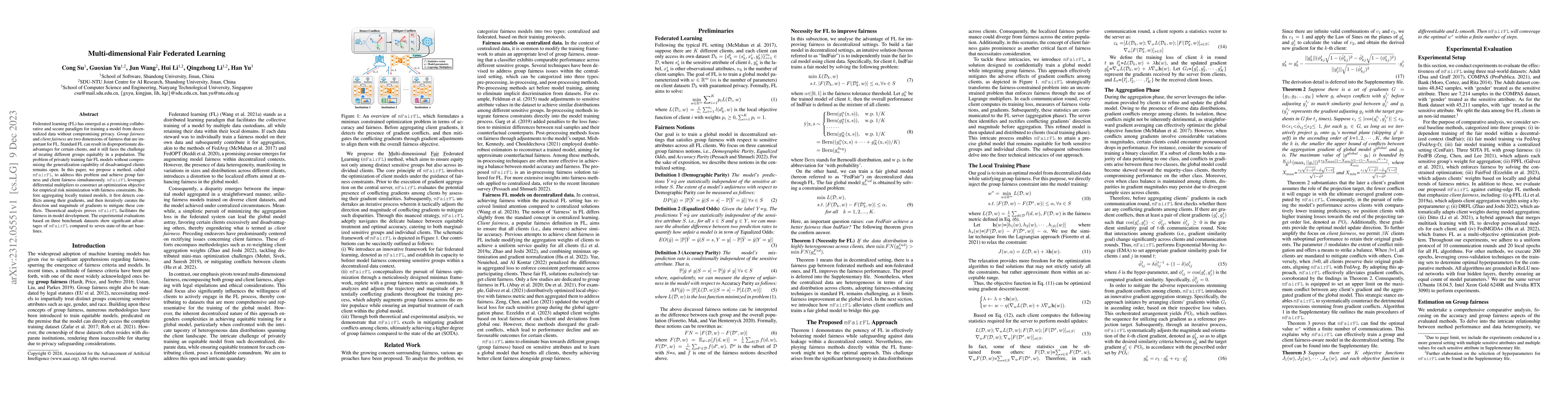 Thumbnail for Multi-dimensional Fair Federated Learning