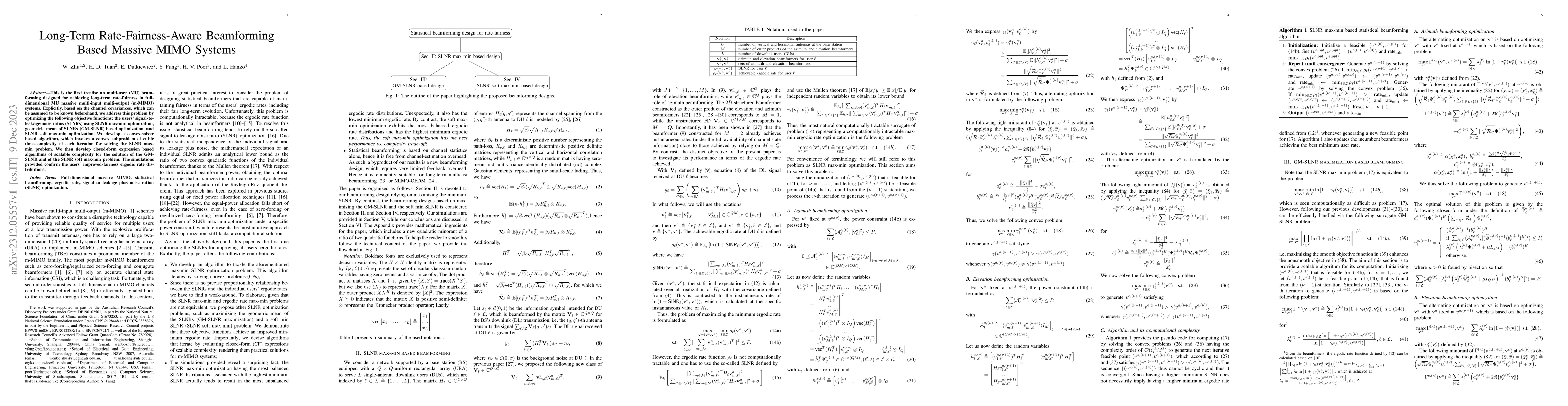 Thumbnail for Long-Term Rate-Fairness-Aware Beamforming Based Massive MIMO Systems